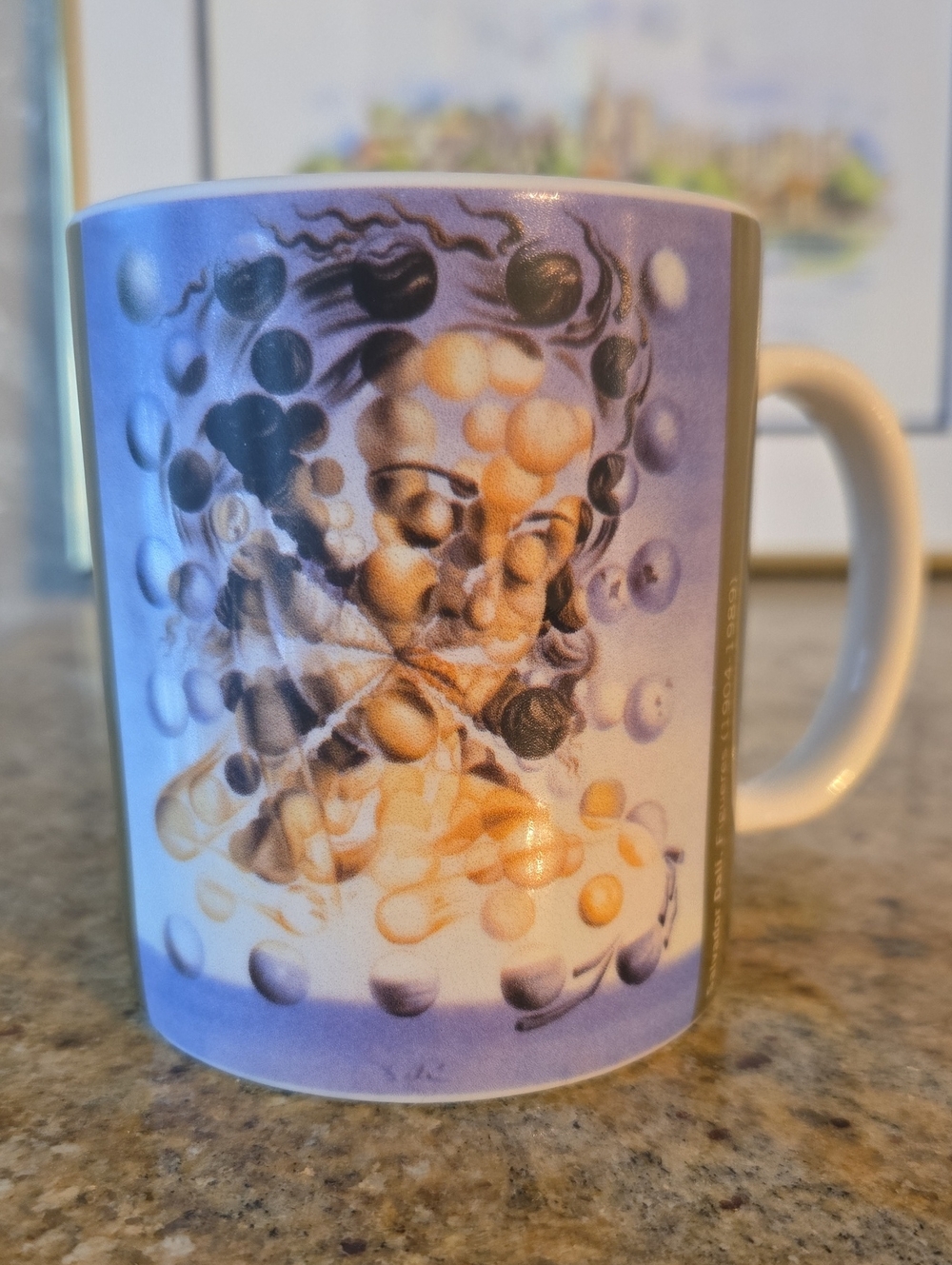 Salvador Dali Galatea De Les Esferes Ceramic Mug
